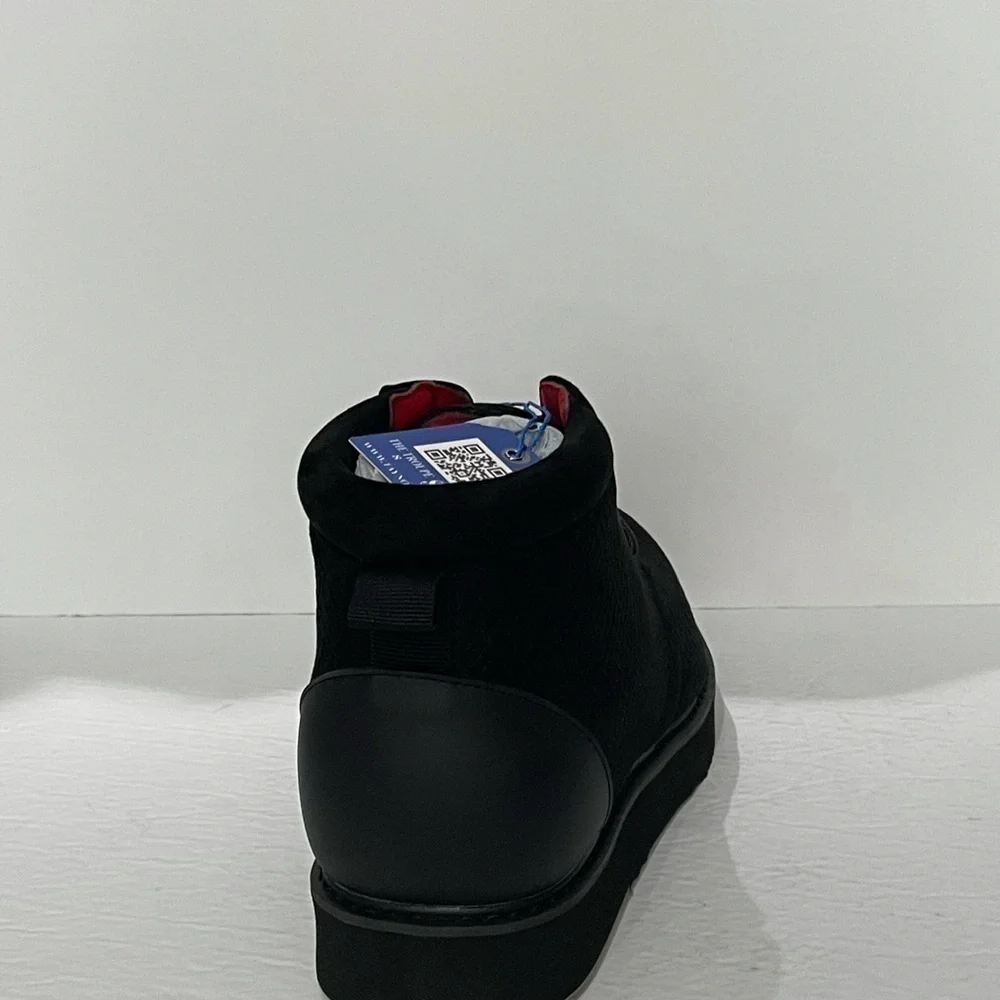 Tayno chukka boot black casual suede Oxford thick sole